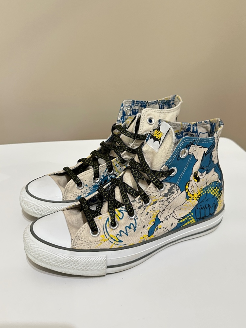Batman DC Comics Converse All Star High Top Sneakers Men US Size 5.5 Women 7.5